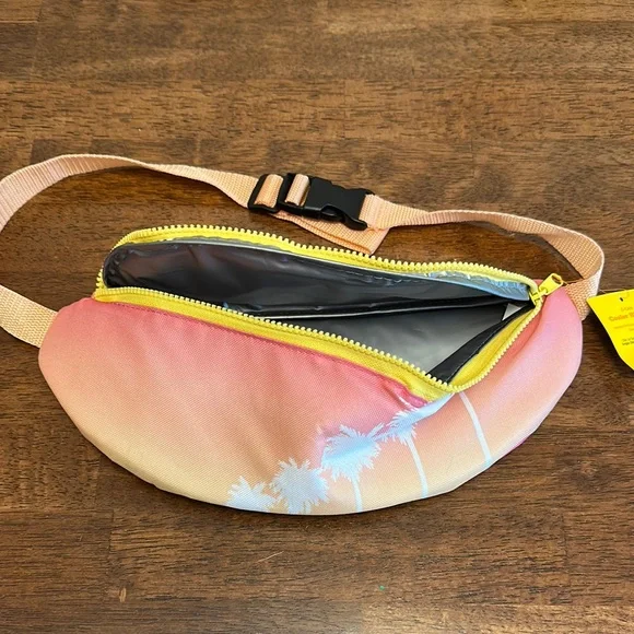 Tropical 2-Can Cooler Hip Bag by Sun Squad - Picture 4 of 5